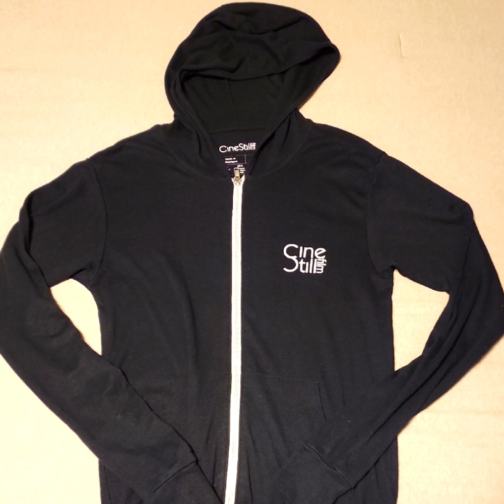 CineStill M Black Hoodie with White Logo - Picture 3 of 8